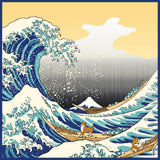 HAMAMONYO Furoshiki Wrapping Cloth - Mameshiba and Big Waves