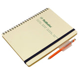 Delfonics Rollbahn Pencil Board for A5 Spiral Bound Notebook - Clear Grid