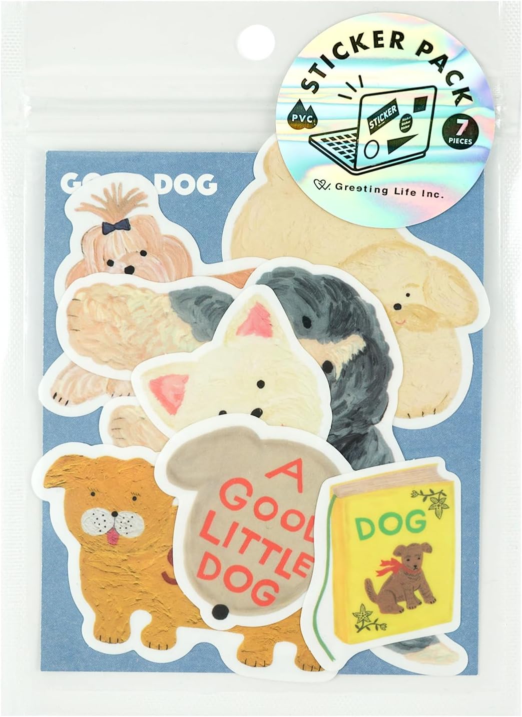 Greeting Life Sticker Pack - Kahoko Sodeyama - Dog