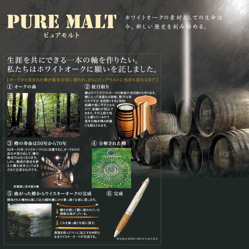 Mitsubishi Uni Pure Malt Ballpoint Pen 0.7mm