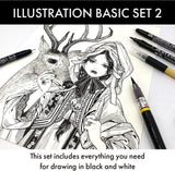 Kuretake Zig Illustration Basic Set 2