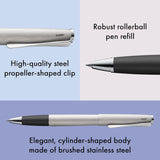 Lamy Studio Rollerball Pen Brushed Steel