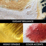 Kuretake Gansai Tambi Watercolour 24 Glitter Metallic Colours - Limited Edition