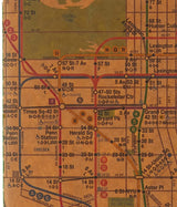 Yamamoto Paper RO-BIKI Metro Map Notebook - Blank
