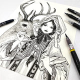 Kuretake Zig Illustration Basic Set 2