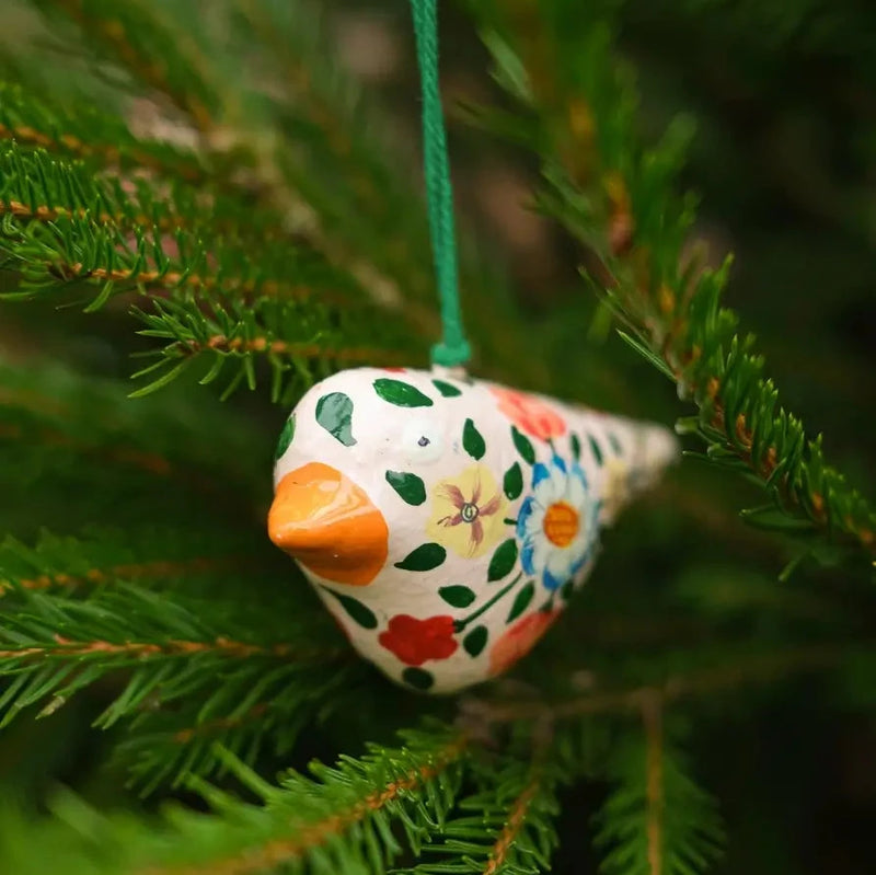 East End Press Pastel Bird Bauble