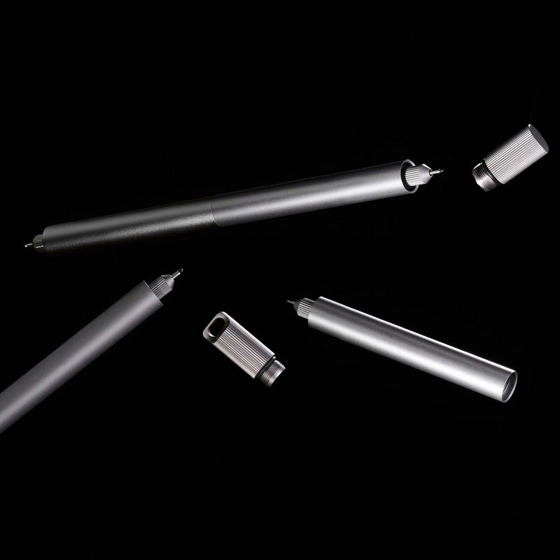 Tom's Studio The Lumos Pro Duo Refillable Multi-Tip Pen Titanium