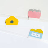 Kanmido File Tabs for PP Folders - Flower Wave