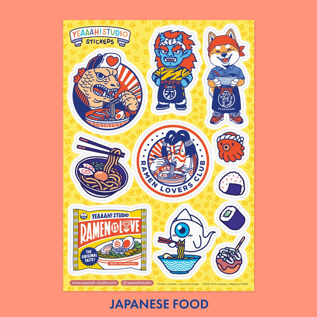 Yeaaah! Studio Vinyl Sticker Sheets