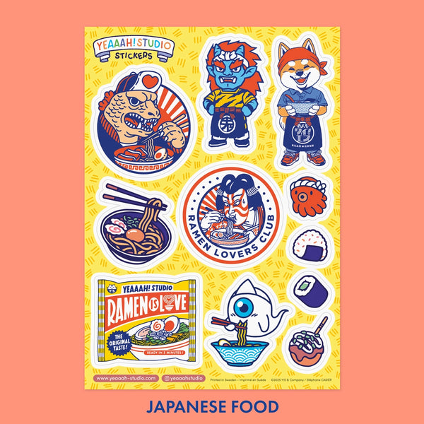 Yeaaah! Studio Vinyl Sticker Sheets