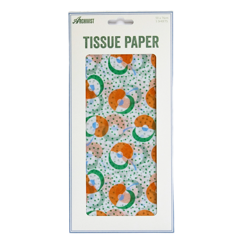 Archivist Apple Picking Illustrated Tissue Paper