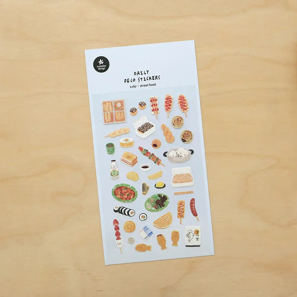 Suatelier Food Stickers no.1167 Street Food