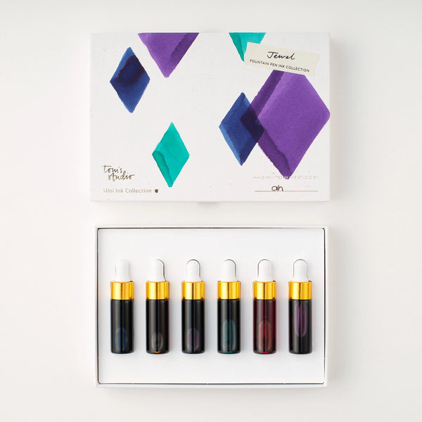 Tom's Studio Mini Fountain Pen Ink Set - Jewel