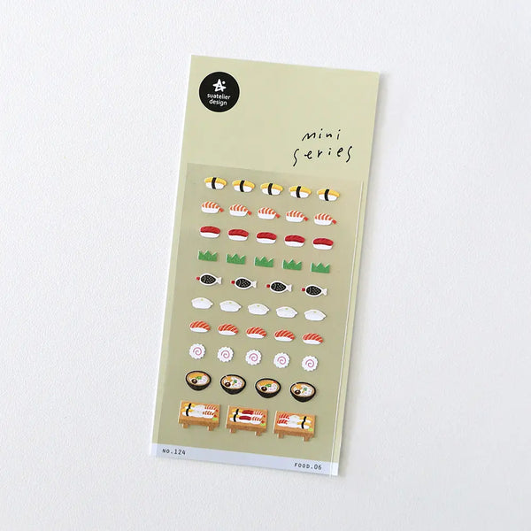 Suatelier Mini Food Stickers no.124 Food.06