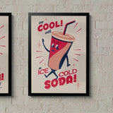 Snack Pack Soda Giclée A3 Art Print