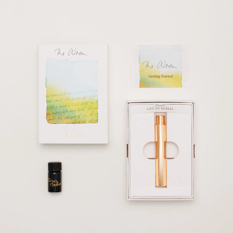 Tom's Studio The Brass Wren Refillable Writing Pen