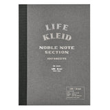 Kleid x Life Noble Notebook B6 - 2mm Grid - Charcoal