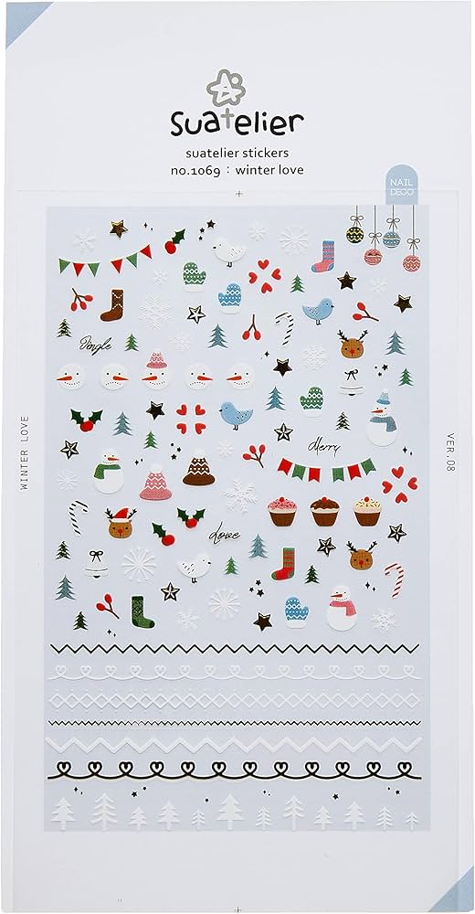 Suatelier Winter Stickers no.1069 Winter Love