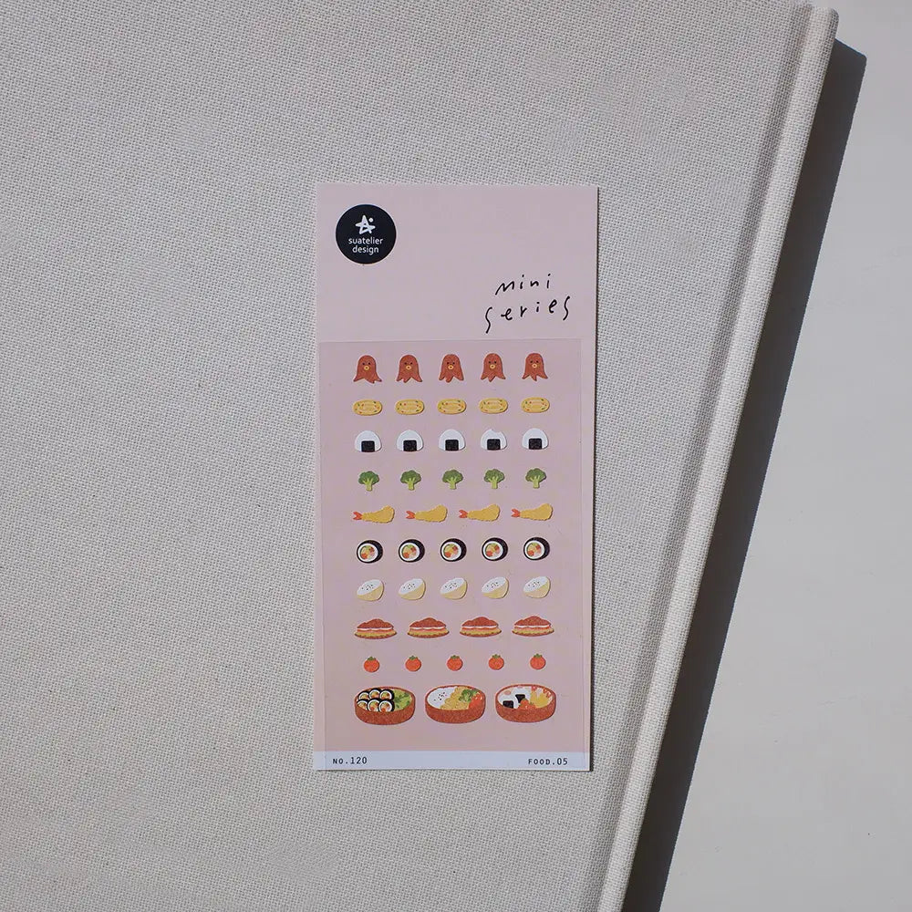 Suatelier Mini Food Stickers no.120 Food.05