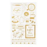Midori Foil Transfer Stickers Coffee