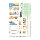 Midori Yuru Log Stickers - Cat