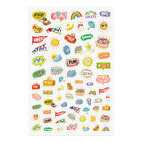 Midori Yuru Log Stickers - Feeling