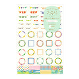 Midori Yuru Log Stickers - Decoration
