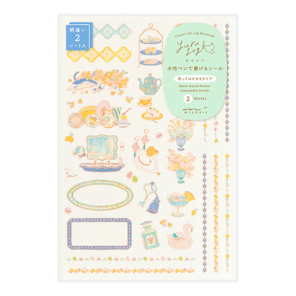 Midori Yuru Log Stickers - Travel & Hotel