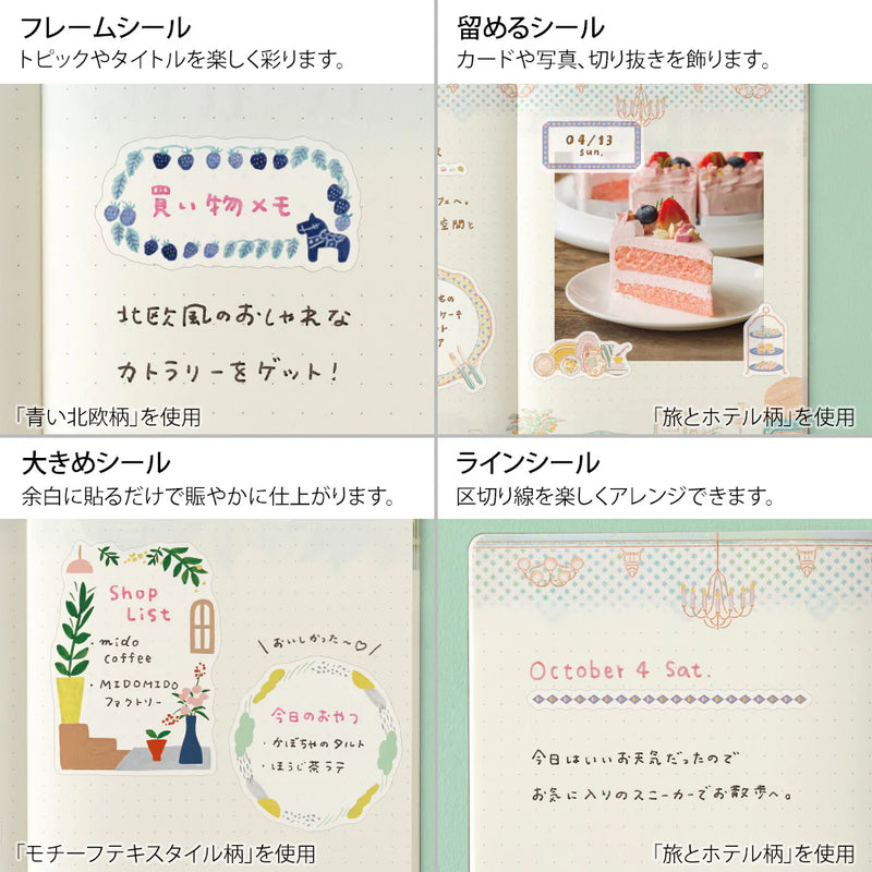 Midori Yuru Log Stickers - Travel & Hotel