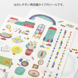 Midori Yuru Log Stickers - Daily Life