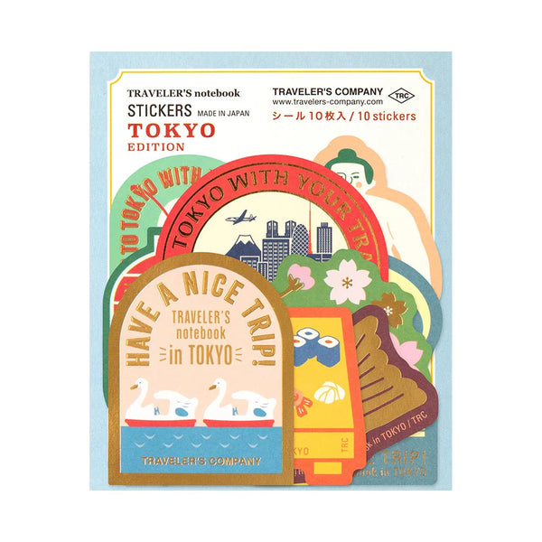 TRAVELER’S Limited Edition Tokyo Notebook Sticker Set