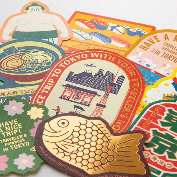 TRAVELER’S Limited Edition Tokyo Notebook Sticker Set