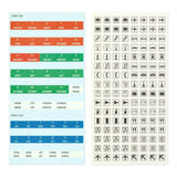 TRAVELER'S Notebook Refill: Customise Sticker Set for LOVE AND TRIP 2025 - Pre-Order