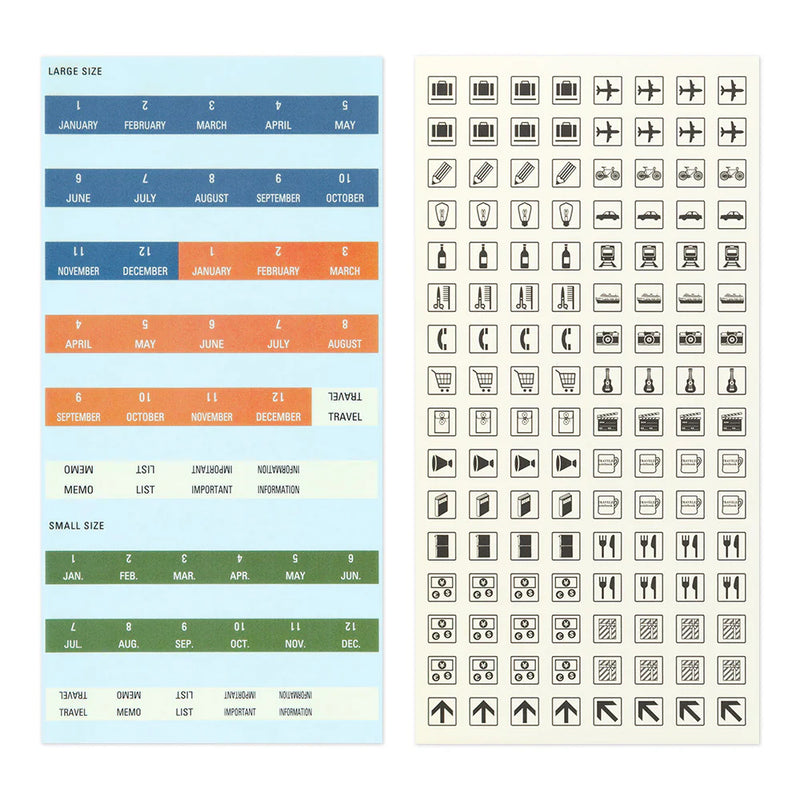 TRAVELER'S Notebook Refill: 2026 Customise Traveler's Spirit Sticker Set