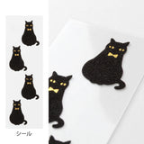 Midori Mini Letter Paper & Envelopes - Black Cats