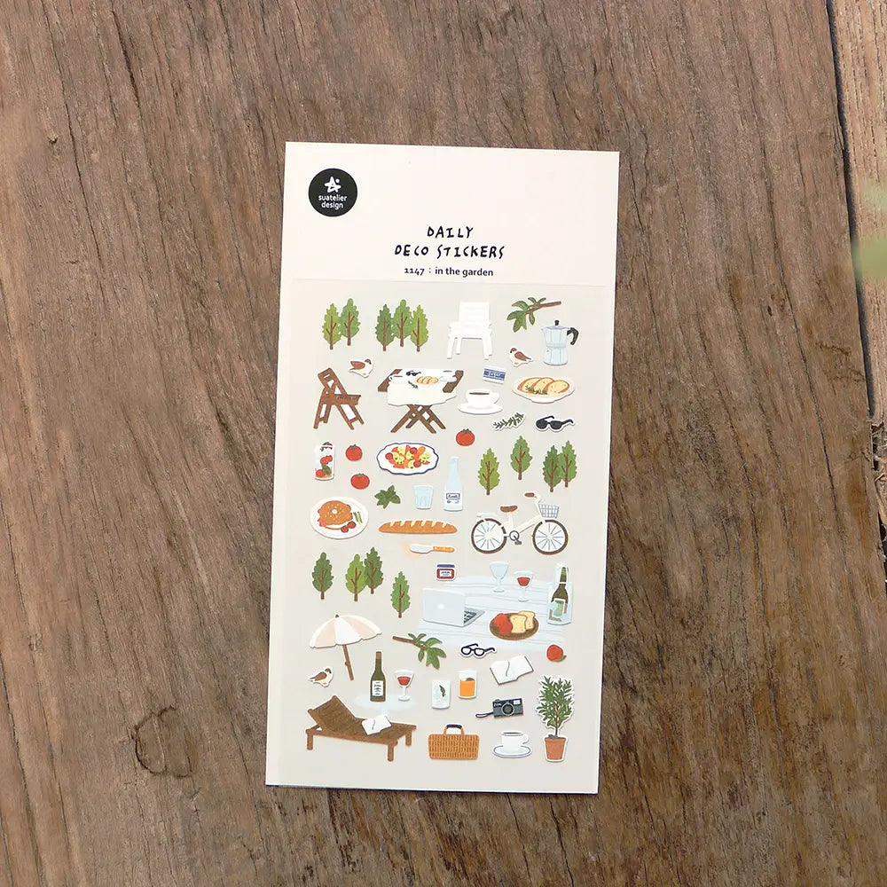 Suatelier Stickers no.1147 In The Garden