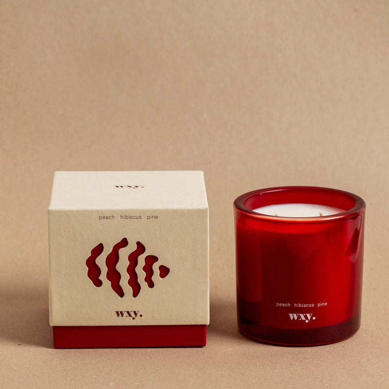 Wxy Roam Peach Hibiscus Pine 12.5oz Candle