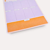 The Completist Beams A6 Weekly Planner Sticky Notes