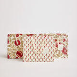 Hand Block Printed Christmas Medium Gift Bag