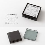 Midori Printable Stamp - Pre Inked - Coffee Rating