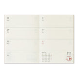 TRAVELER'S Notebook Diary Passport 2026 Weekly Second Half  (Jul - Dec 2026)