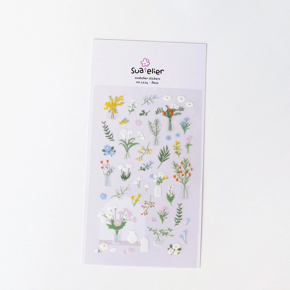 Suatelier Birthday Stickers no.1124 Fleur