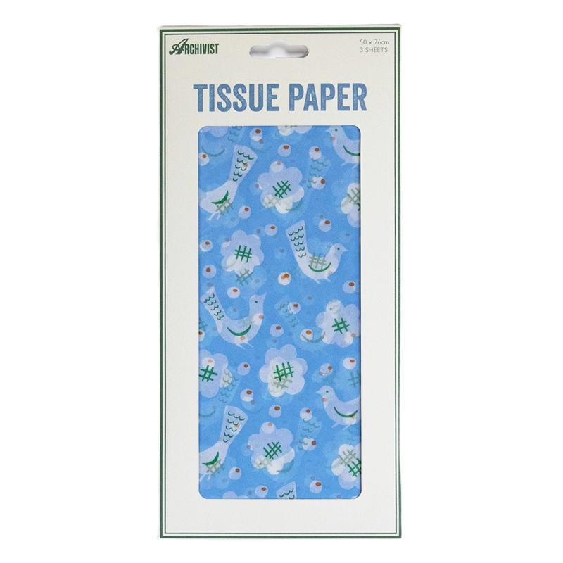 Archivist Sakura Illustrated Tissue Paper