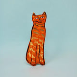 Cat Leather Bookmark