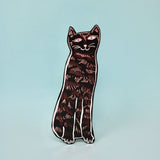 Cat Leather Bookmark