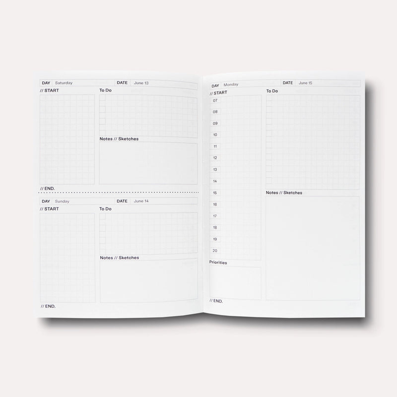 The Completist Hazy 2026 Daily Planner Diary