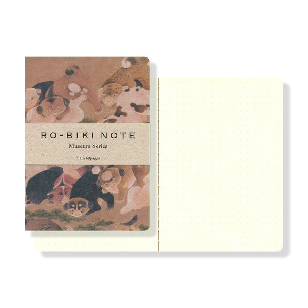 Yamamoto Paper RO-BIKI Museum Series Hyakkenzu Small Notebook - Dot Grid