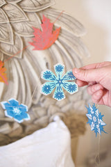 East End Press Snowflakes Sewn Garland