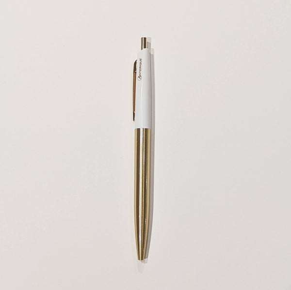 Anterique BP2 Brass 0.5mm Ballpoint Pen White