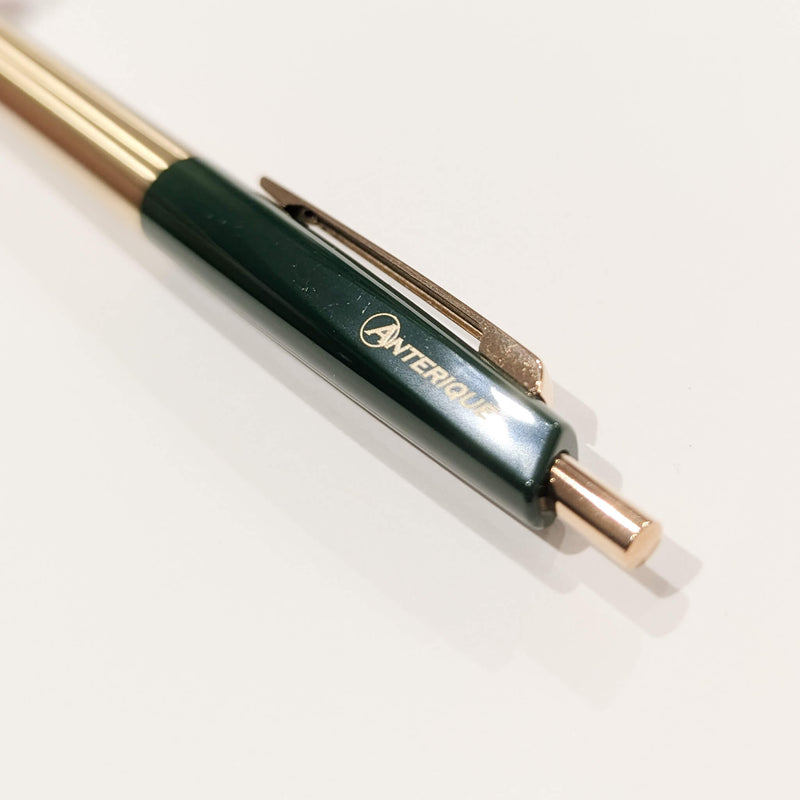 Anterique BP2 Brass 0.5mm Ballpoint Pen Forest Green